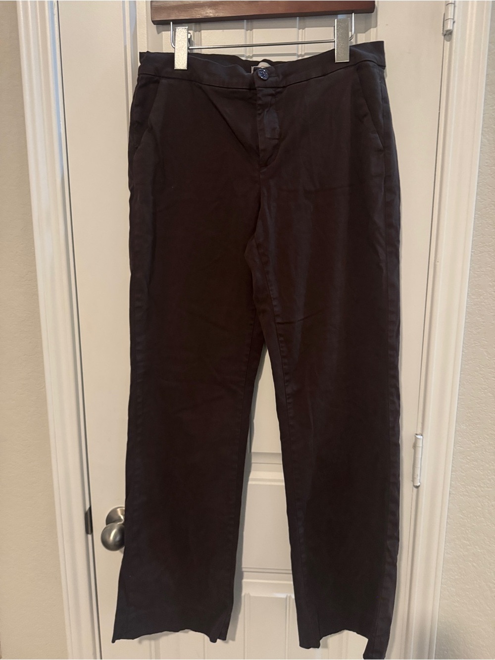 LILA RYAN womens Dark Brown Chino Pants